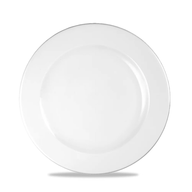 White Profile Plate 23cm 12/box