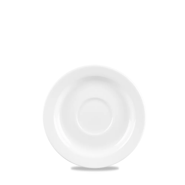 White Profile Saucer 15cm 12/box