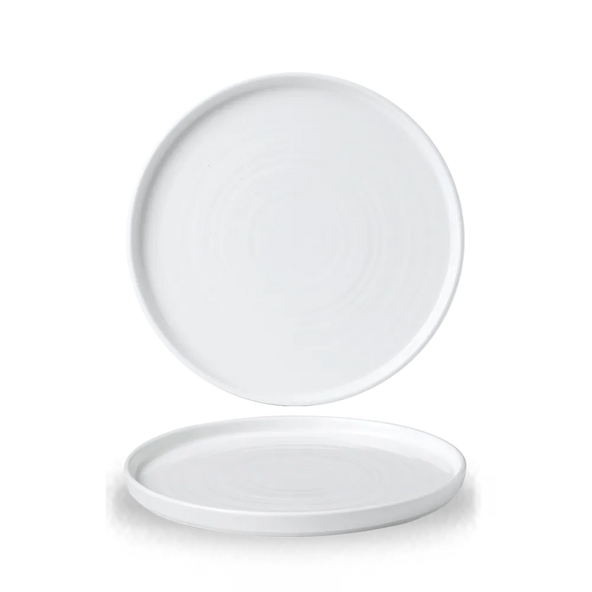 White Walled Plate 8.67" 6/box