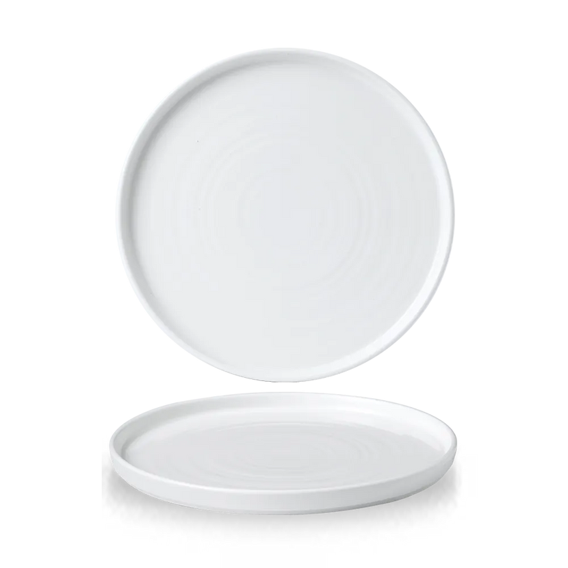 White Walled Plate 10 2/8" 6/box