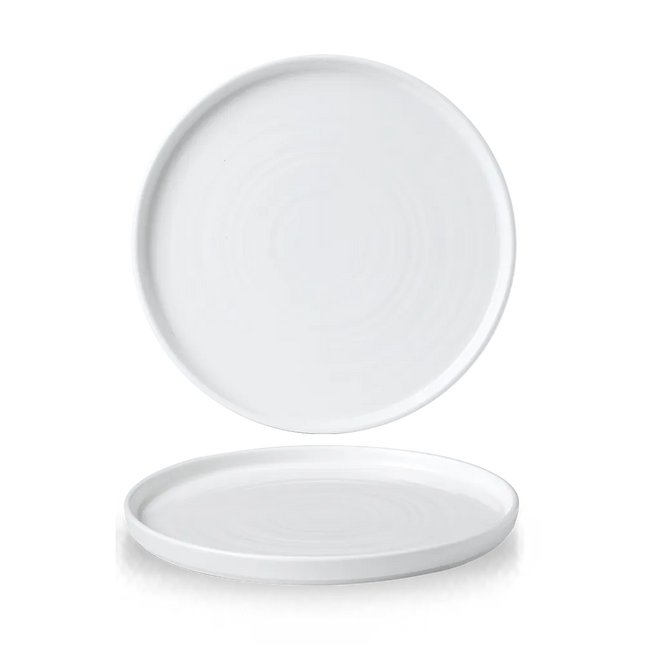 White Walled Plate 10 2/8" 6/box