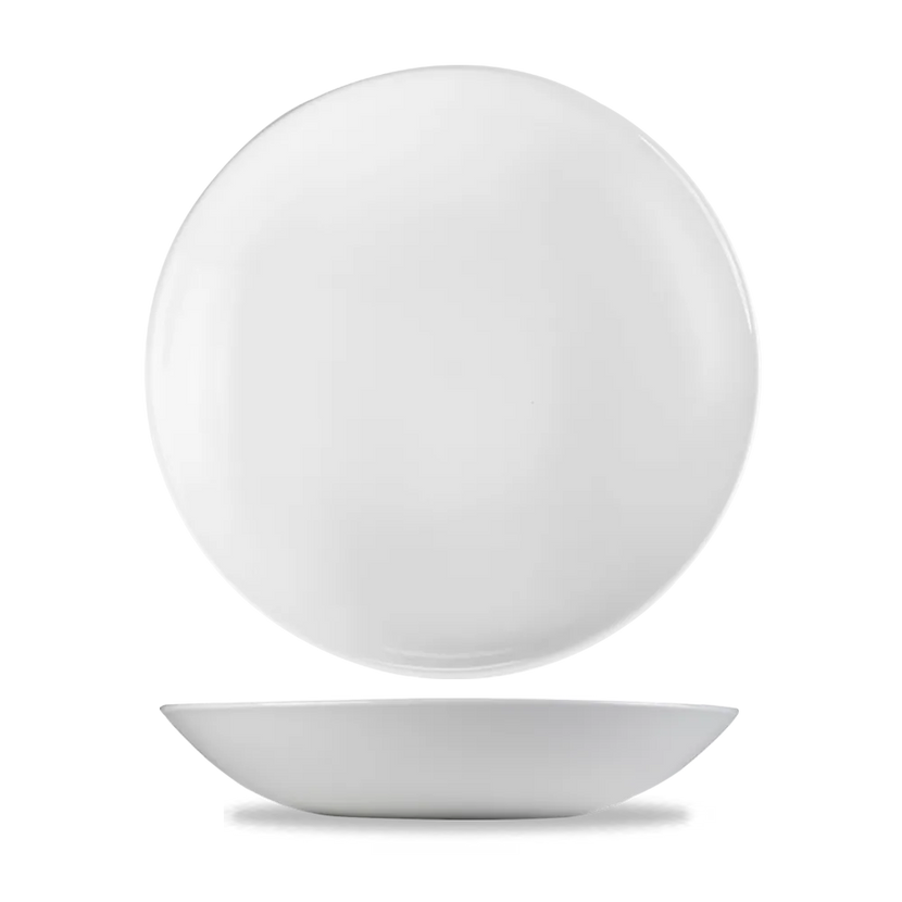 White Evolve Coupe Bowl 25cm 12/box