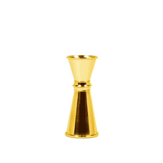Yukiwa jigger normal 15/30 ml gold plated