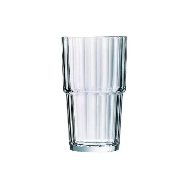 APS Norvege tumbler glas 320 ml – set van 6 transparante horeca drinkglazen – APS Glass & Bar Supply

