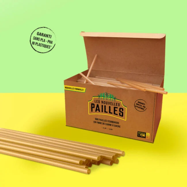 Les Nouvelles Pailles Sugar Cane Standard 21/6 500/set