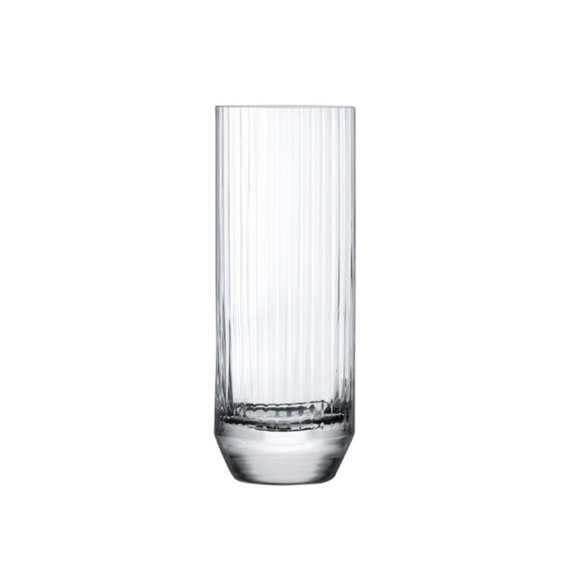 Nude Big Top highball glas 430 ml – set van 6 moderne longdrinkglazen voor horeca – APS Glass & Bar Supply

