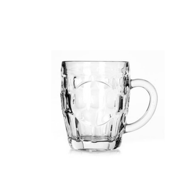 Onis Bierpul Sintra 550 ml – set van 6 robuuste bierpullen met oor – APS Glass & Bar Supply