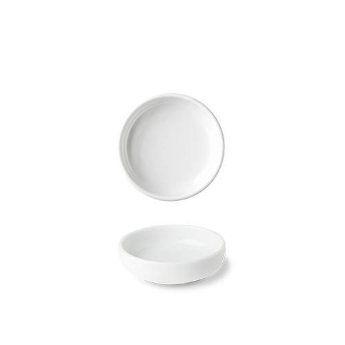Optimo white Flat dish Ø 8 cm