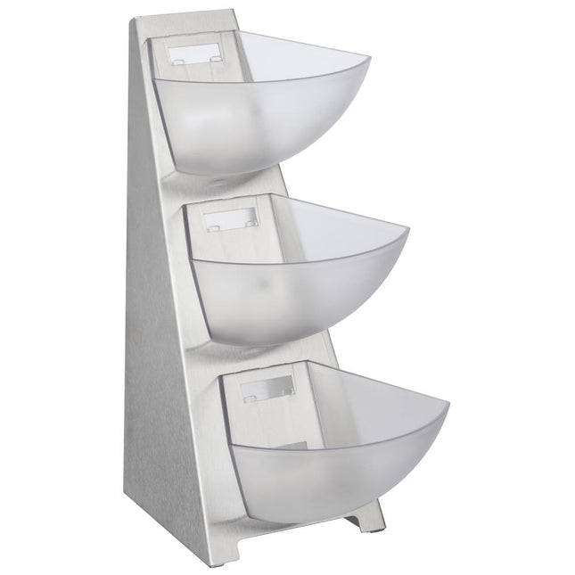 APS Multi Rack set 3-laags 19 x 24 cm – buffetetagere voor ontbijt en cateringpresentatie