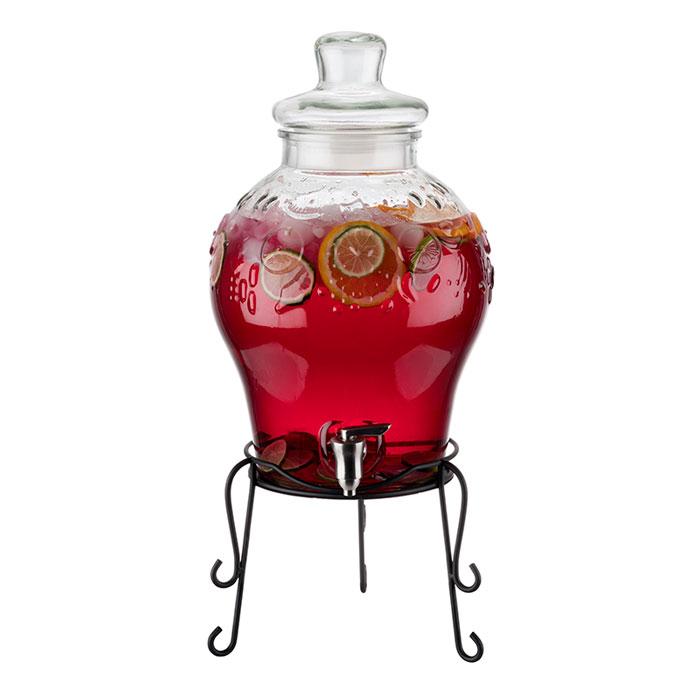Drinks Dispenser -Fruits- Ø 25 cm, h: 58 cm, 10.5 ltr.