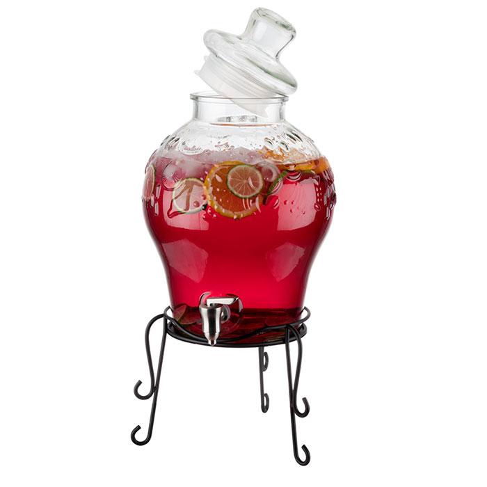 Drinks Dispenser -Fruits- Ø 25 cm, h: 58 cm, 10.5 ltr.