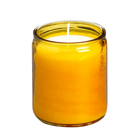 Star Light glass, Burning time 50 hours, Amber, box of 30