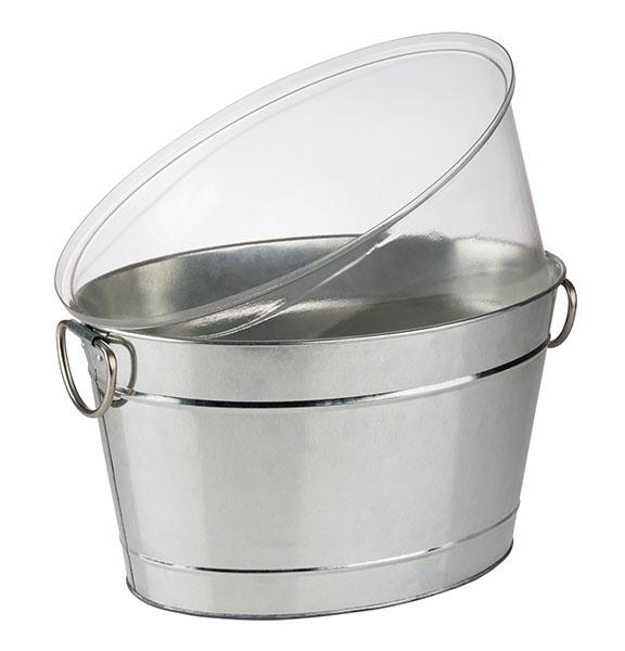 Beverage Tub -Tin- 40*28 cm, h: 22 cm