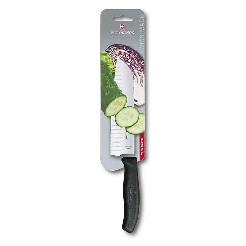 Victorinox SwissClassic Santoku Knife Fluted Edge 17 cm
