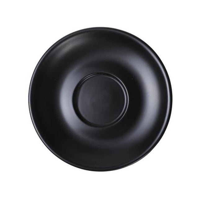 Café Latte Saucer Black 15.2cm 12/Box