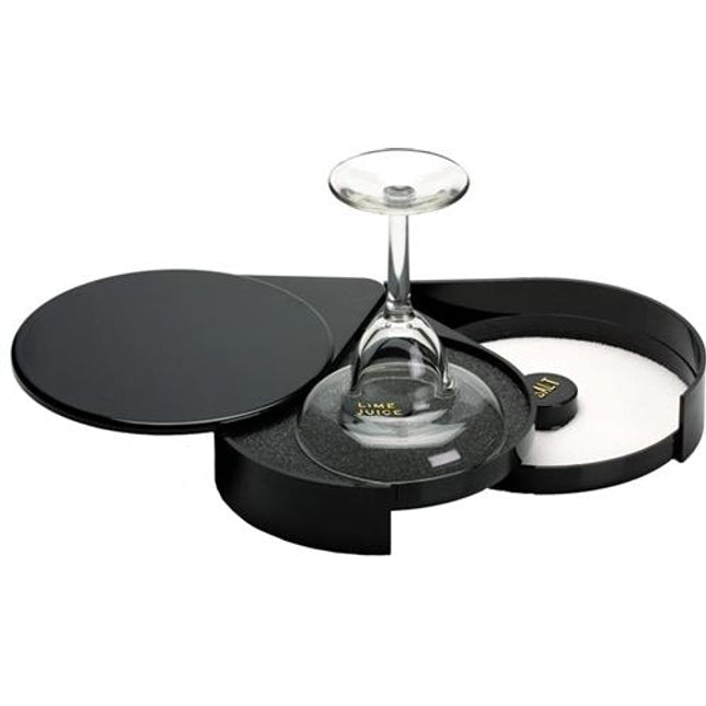 Glass Rimmer for sugar or salt black