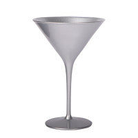 Olympic Plain Cocktailglass Silver 240 ml 6/box