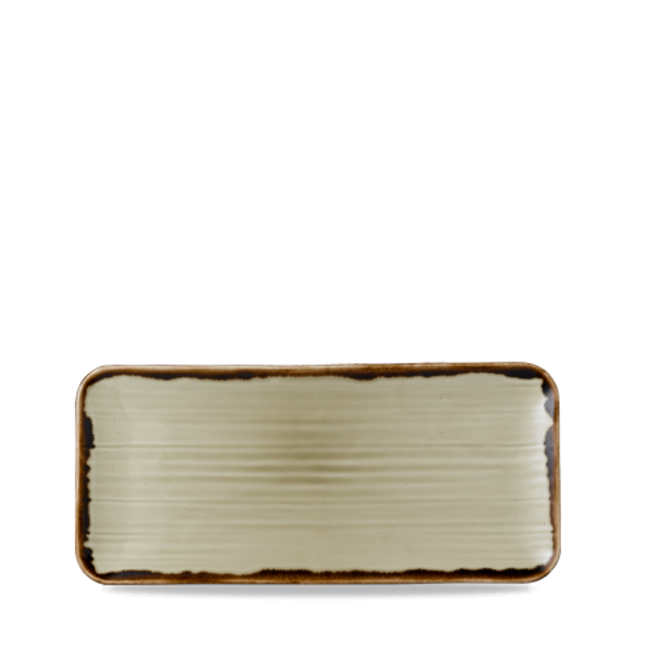 Harvest Linen Organic Rectangular Plate 27x16cm 12/box