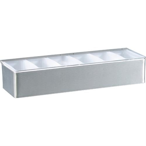 Condiment Holder stainless steel 6*1 pint