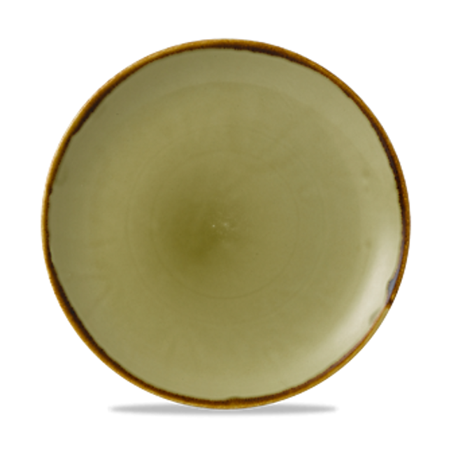 Harvest Green Coupe Plate 26cm 12/box