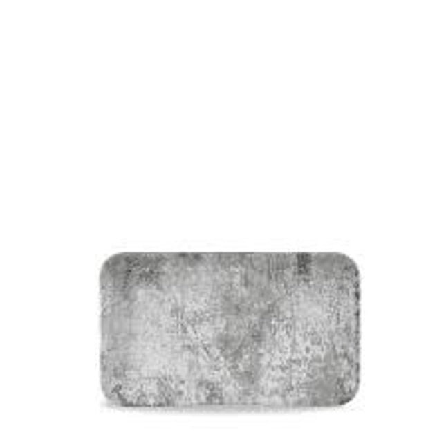 Urban Grey Organic Rectangular Plate 27x16cm 12/box