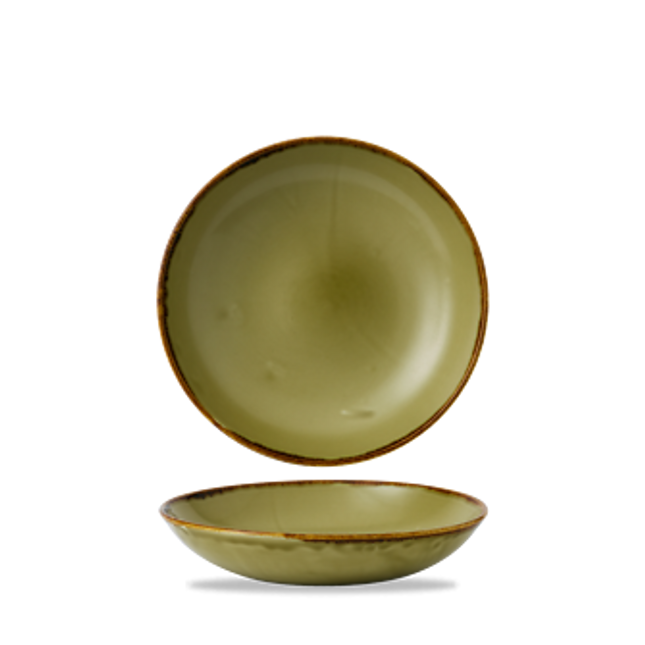 Harvest Green Coupe Bowl 18.2cm 12/box
