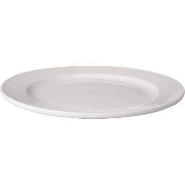 Plate wide edge Mammoet Budgetline 24.5 cm White 3/box