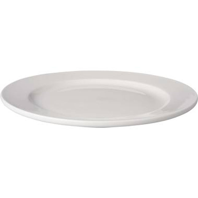 Plate wide edge Mammoet Budgetline 24.5 cm White 3/box