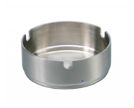 Ashtray stainless steel stackable Ø 8 cm