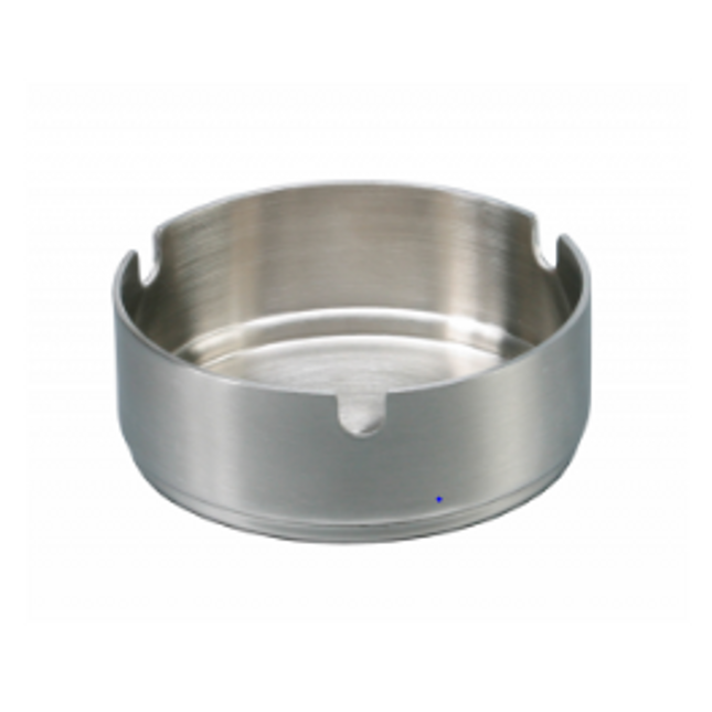 Ashtray stainless steel stackable Ø 8 cm