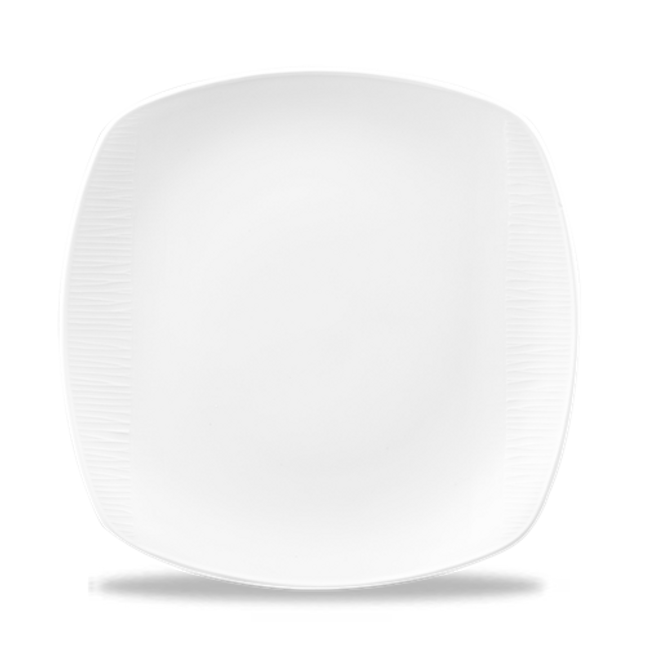 Bamboo Square Plate 25cm 12/box