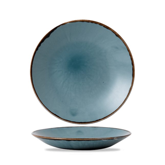 Harvest Blue Deep Coupe Plate 28,1cm 12/box