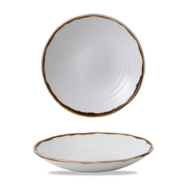 Harvest Natural Organic Coupe Bowl 24.5 cm 12/box