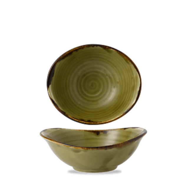 Harvest Green Deep Bowl 19.9x16.8cm 6/box