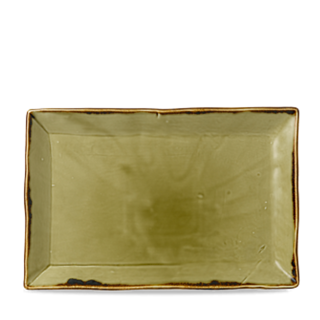 Harvest Green Rectangle Tray 28.5 x 18.7 cm 6/box