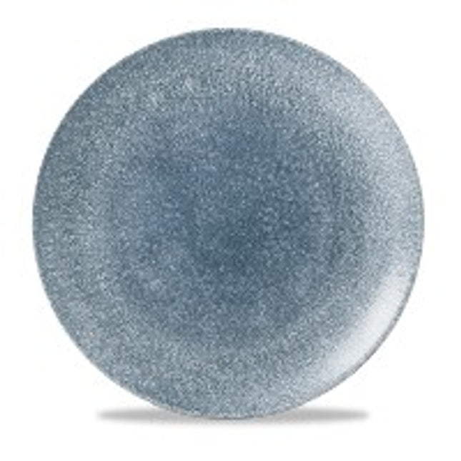 Raku Topaz Blue Evolve Coupe Plate 29cm 12/box