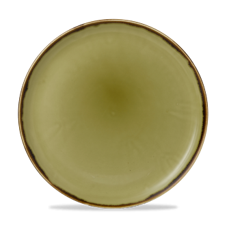 Harvest Green Coupe Plate 32.4 cm 6/box