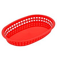 Chicago Platter Basket Red 36/box