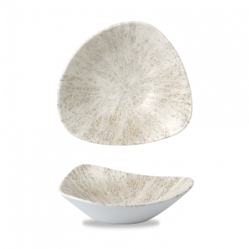 Stone Agate Grey Lotus Bowl 23cm 12/box