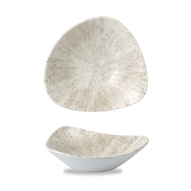 Stone Agate Grey Lotus Bowl 23cm 12/box