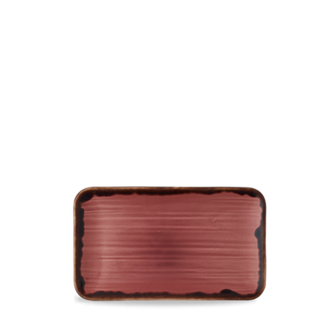 Harvest Plum Organic Rectangular Plate 27x16cm 12/box