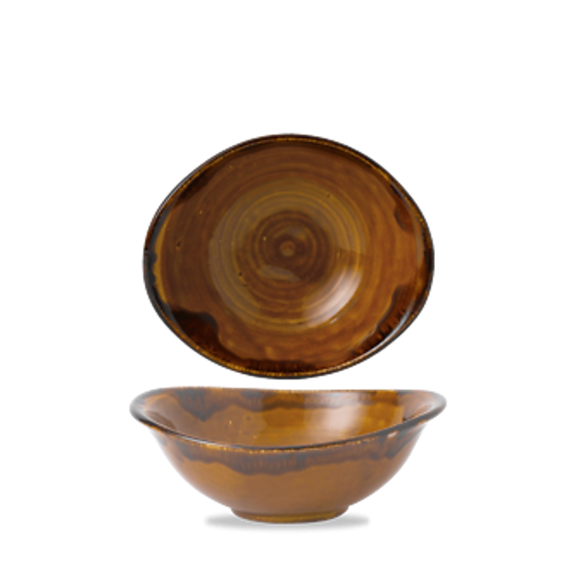 Harvest Brown Deep Bowl 19.9x16.8cm 6/box