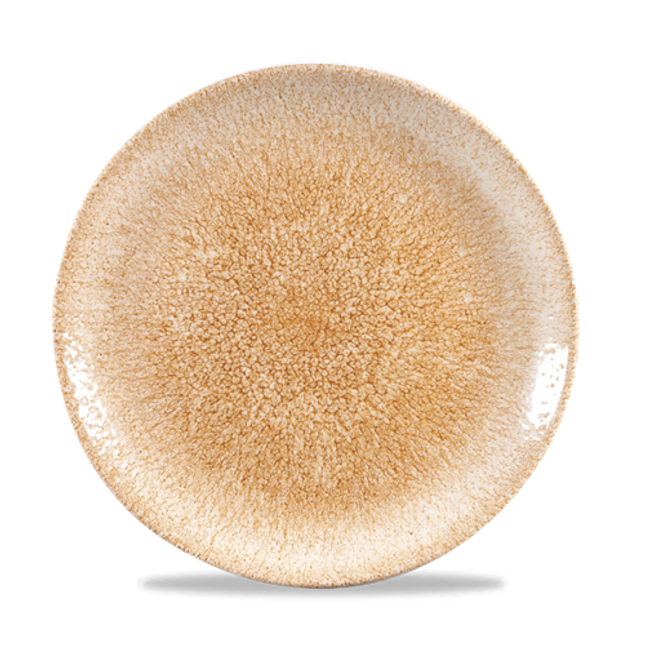 Raku Garnet Orange Evolve Coupe Plate 26cm 12/box