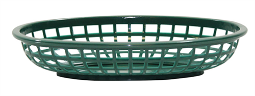 Classic Oval Basket Forest Green 36/box