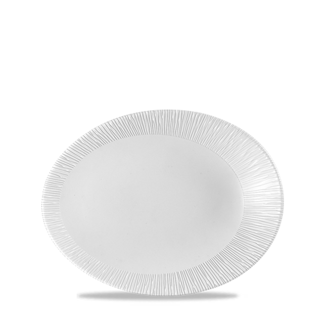 Bamboo Oval Plate 19.5 x 15 x 2.5cm 12/box