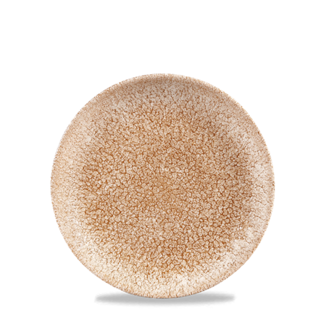 Raku Garnet Orange Evolve Coupe Plate 17cm 12/box