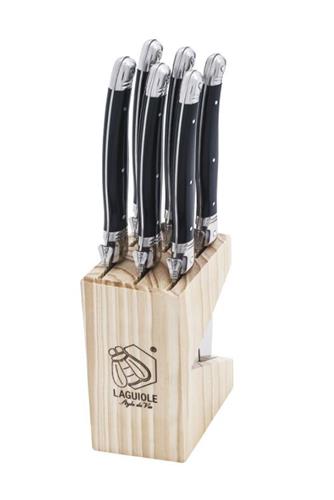 Premium Line Steak Knives Black 6/set