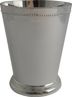 Julep Cup with silver plated 350 ml * H 10.5 cm * Ø 8.5 cm