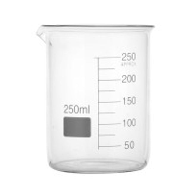 Scientific glass beaker 250 ml