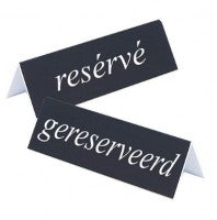 Reserved/Reserve sign